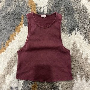 Garage crop tank